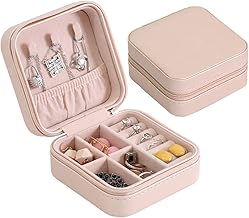 Mini PU Leather Jewellery Box: Stylish and Compact Travel Storage for Your Precious Jewelry