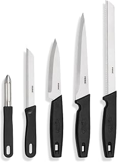 Rena Daily Kitchen Knife Set, 5 Piece Stainless Steel Cooking Starter Set for Kitchen Use, Sharp Knives for Cutting & Slic... Price In India