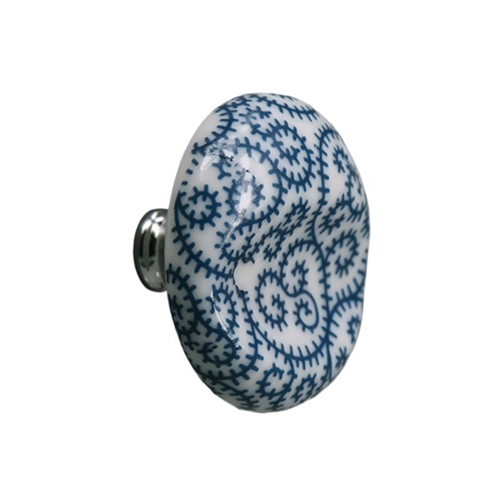Kifsdlf Color3 Ceramic Handles And Knobs Handicraft Blue Drawer Dresser Handle Door Pulls Furniture Hardware For Cupboard Wardrobes Furniture(Color3)