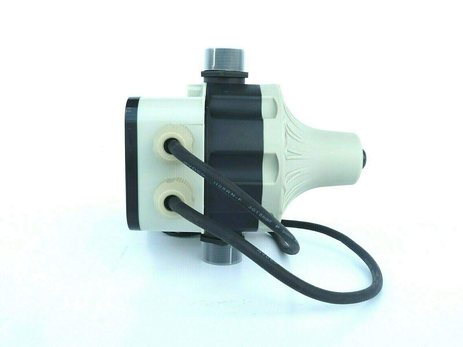 Pumpensteuerung mit LCD Display bis max.10 bar und 2,2 kW Druckschalter CH20 (EIN- und Abschaltdruck einstellbar) mit Trockenlaufschutz Druckwächter von CHM GmbH®