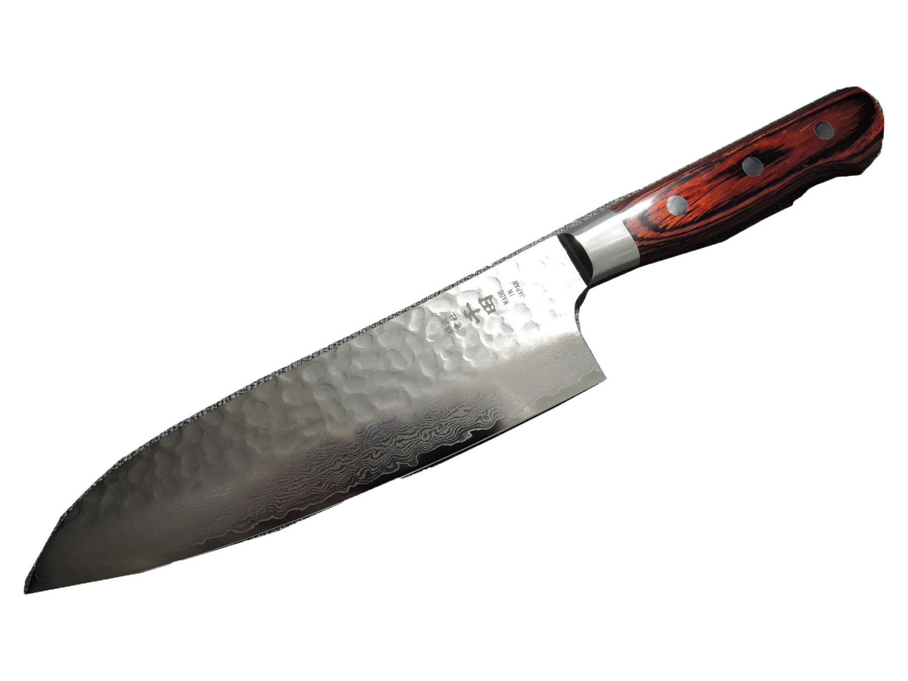 Amazon | 堺孝行 槌目ダマスカス 33層 洋ハンドル (三徳180mm