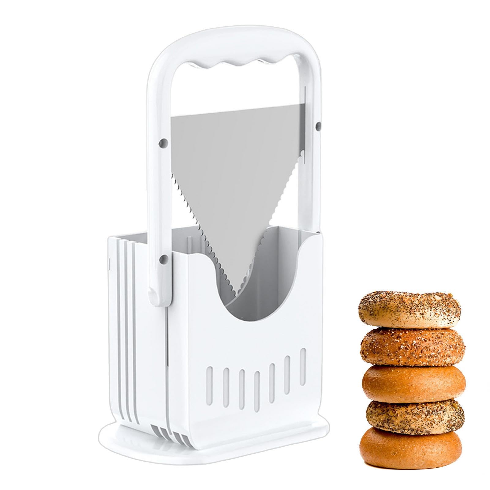 Bagelschneider, Küchen-Bagelschneider | Küche Brot-Bagel-Schneider | Hausgemachte Brötchen-Muffins, spülmaschinenfester Schneider, multifunktional für Bastelunterricht, Restaurant, Bäckerei