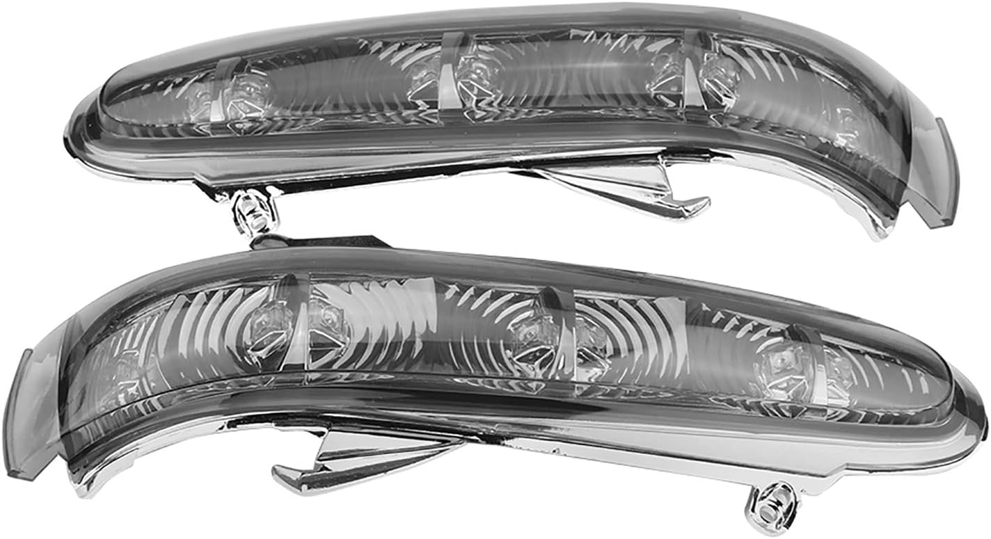 VGEBY Side Mirror Turn Indicator, High-Quality Replacement, Side Mirror Turn Signal, Durable smoked lens for Mercedes-Benz S-Class, CL-Class, E-Class, etc.
