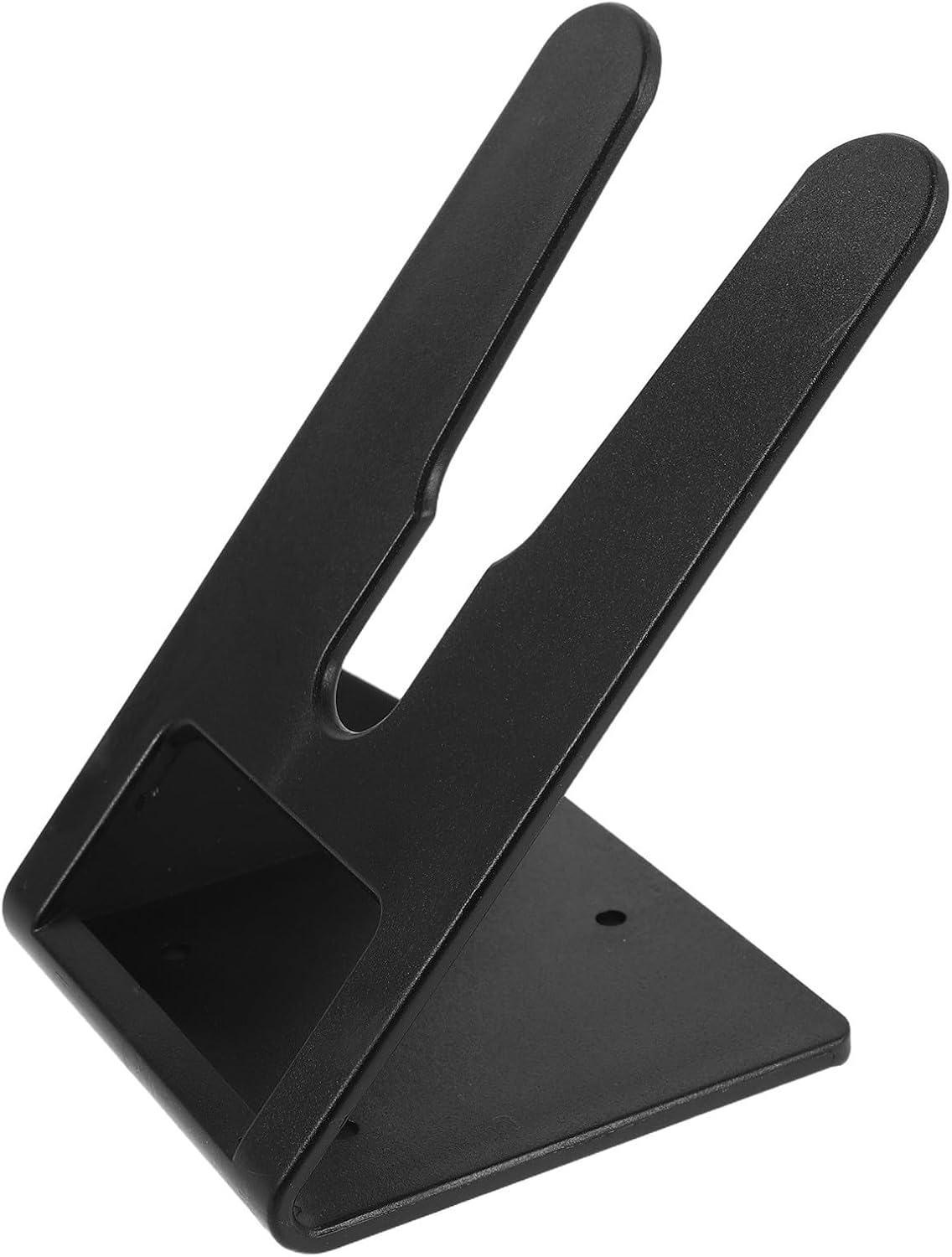 Homoyoyo Portable Scanner Holder Bracket for Barcode Scanning with Wear Resistance and Ergonomic Design, Easy Installation Wall Mount for Checkout Scenarios and Workstations, Black Plastic