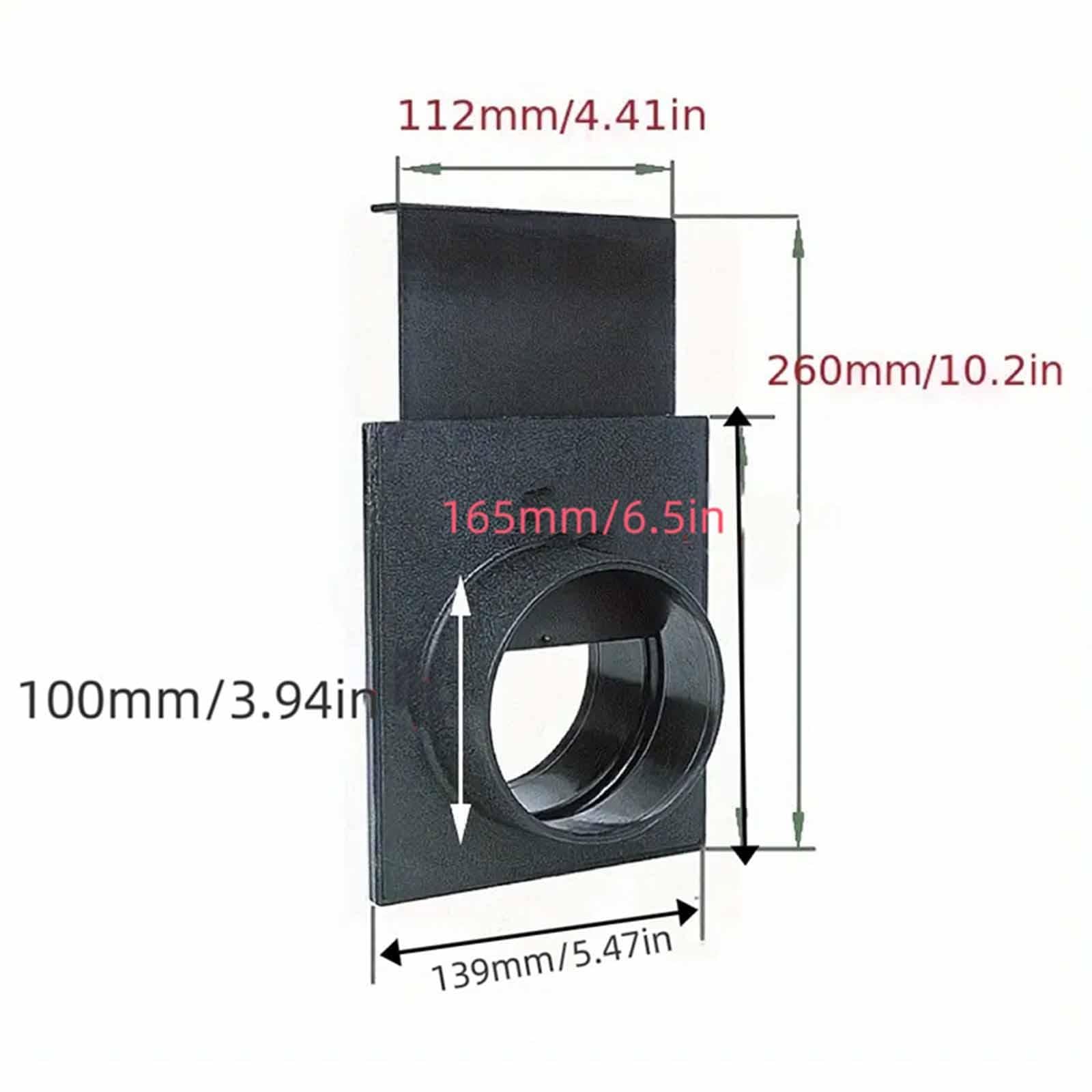 Adattatore 100Mm Ricambio Aspirazione | ricambio originale, migliora efficienza, per sistemi polvere