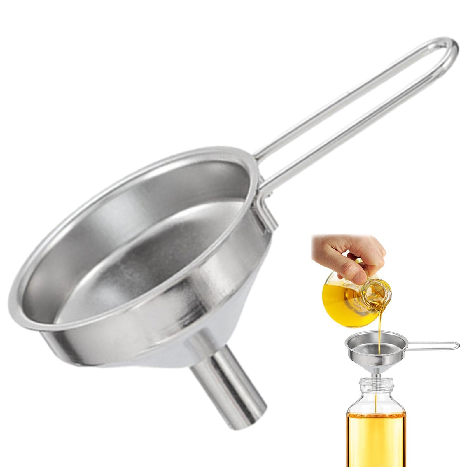 Imbuto In Acciaio Inox Con Maniglia - Piccolo E Robusto Per Cucina E Travaso