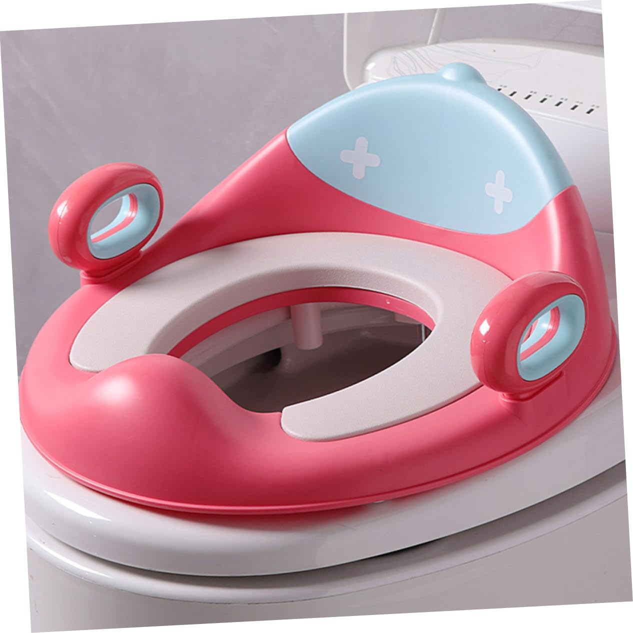 Asiento de Entrenamiento Antideslizante para Inodoro Reductor Wc para Manijas Adaptador de Baño y Cómodo para Entrenamiento de Orinal para Aprendizaje