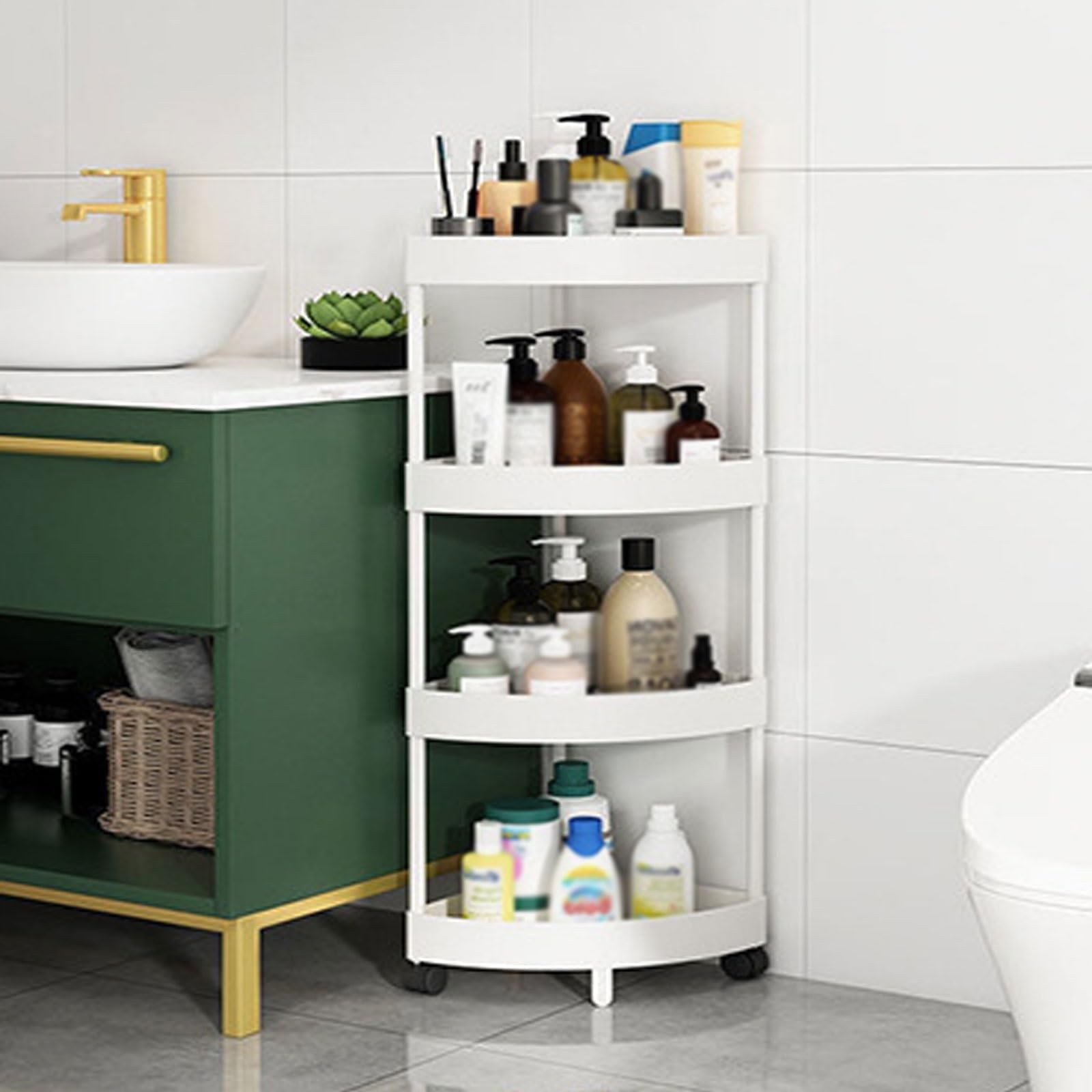 Amazon.co.jp: バスルーム 浴室用ラックコーナー ラック ステンレス 2