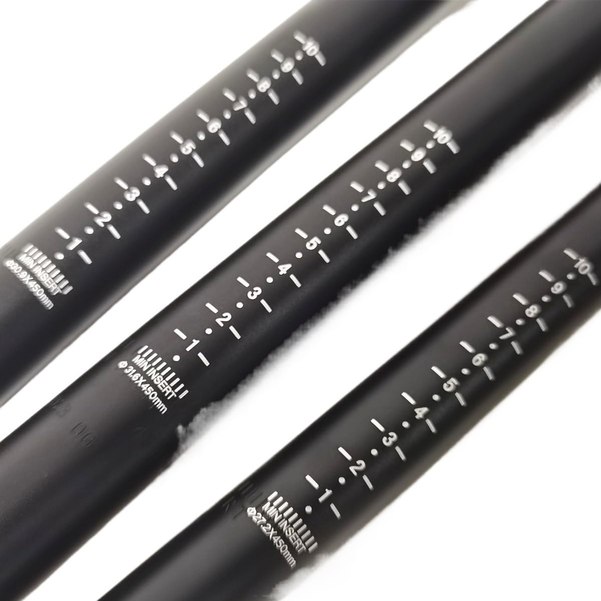 Fahrradsattelstütze aus Aluminiumlegierung, ultraleicht, für MTB, Mountainbike und Rennrad, 27,2/30,9/31,6 x 450 mm, Fahrradteile, Fahrradsattelstütze (H50-27,2 x 450 mm)