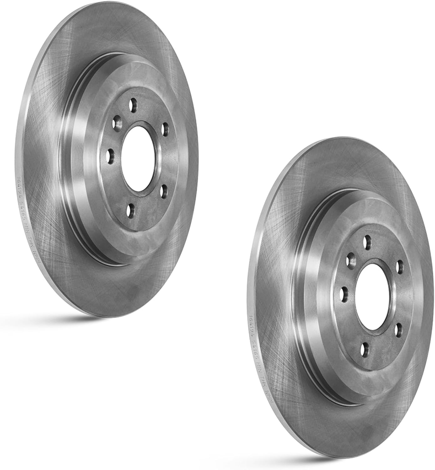 SCITOO Disc Brake Rotors Kits 54165 Rear Solid Brake Rotors Fit For Ford For Edge 2011-2014,For Ford For Explorer 2011-2017,For Ford For Five Hundred 2005-2007,For Ford For Flex 2009-2017