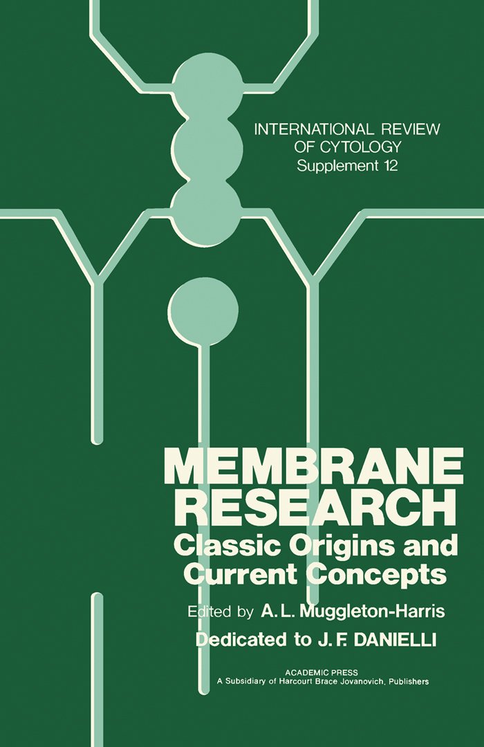 Membrane Research: Classic Origins and Current Concepts: A Survey of Cell Biology (International review of cytology)
