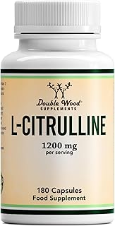 DW L Citrulline | 180 L-Citrulline Capsules - 1200mg L Citrulline per Serving | Nitric Oxide Supplement | Non-GMO & Gluten Free | Manufactured in The UK