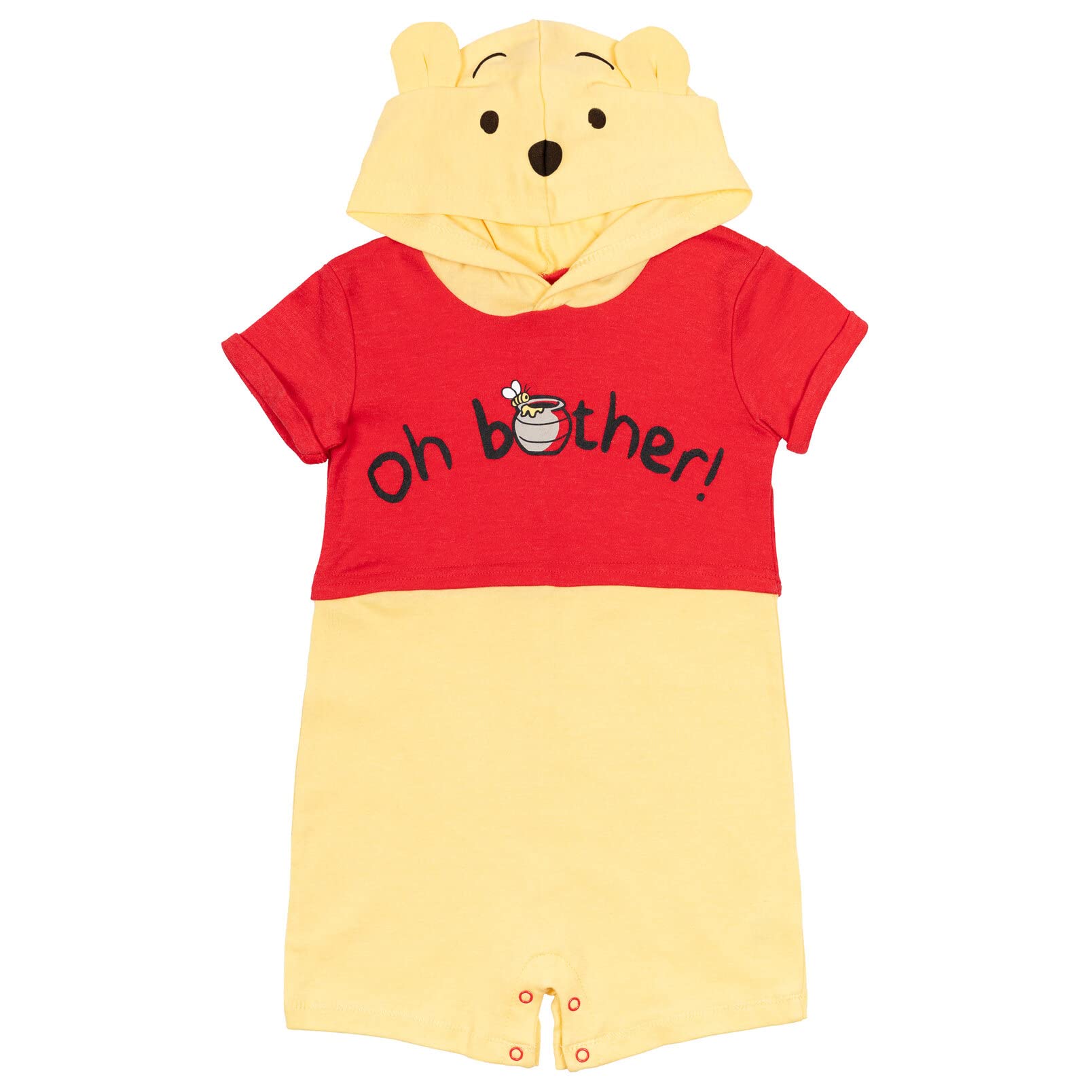 Disney Winnie The Pooh - Mameluco con capucha para bebé/niño pequeño