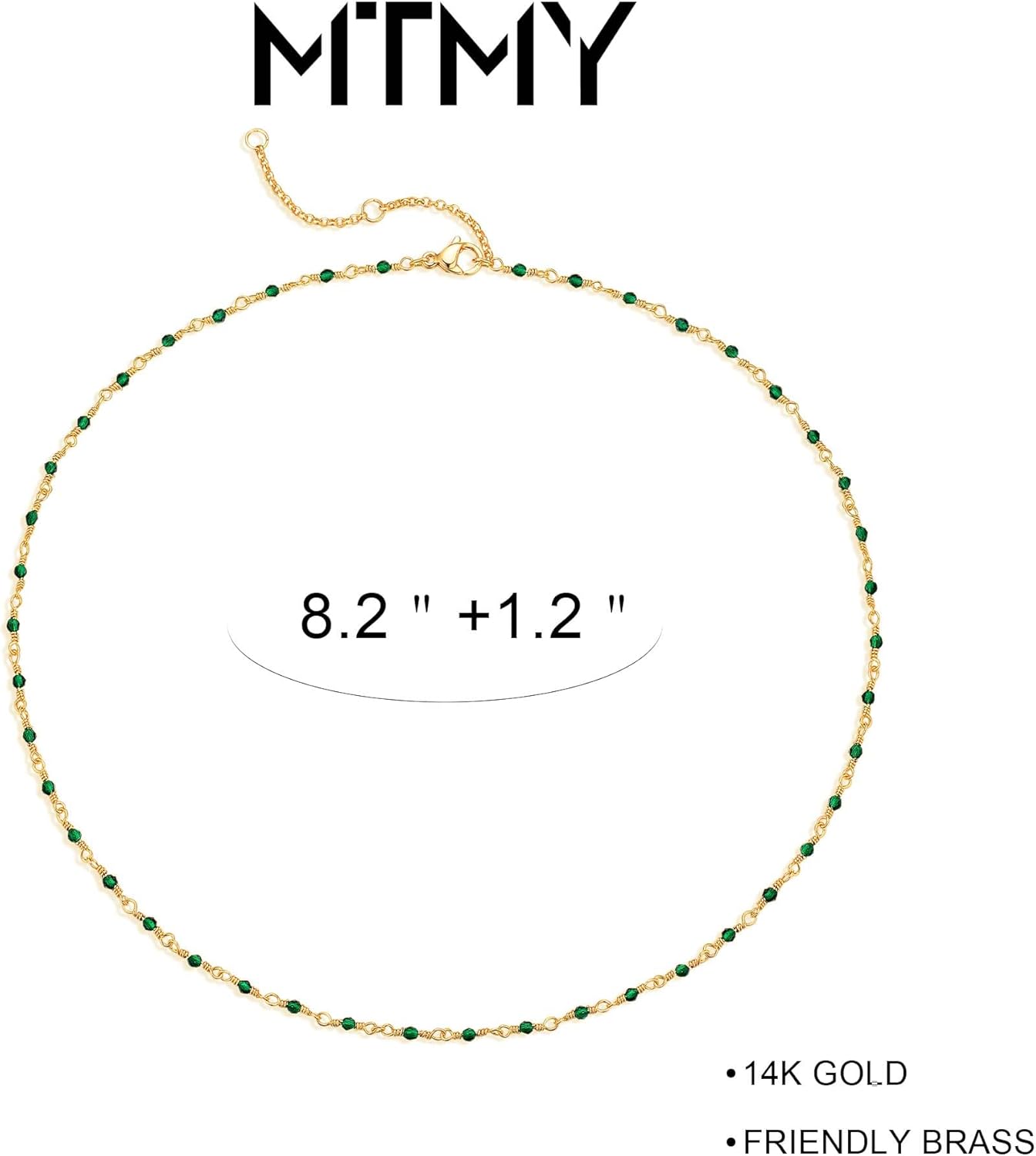 MTMY Gold Anklets for Women 14K Gold Plated Tiny Bead Anklet Colorful Tassel Foot Chain Dainty Adjustable Cute Summer Beach Boho Anklets Jewelry Gift - Image 6