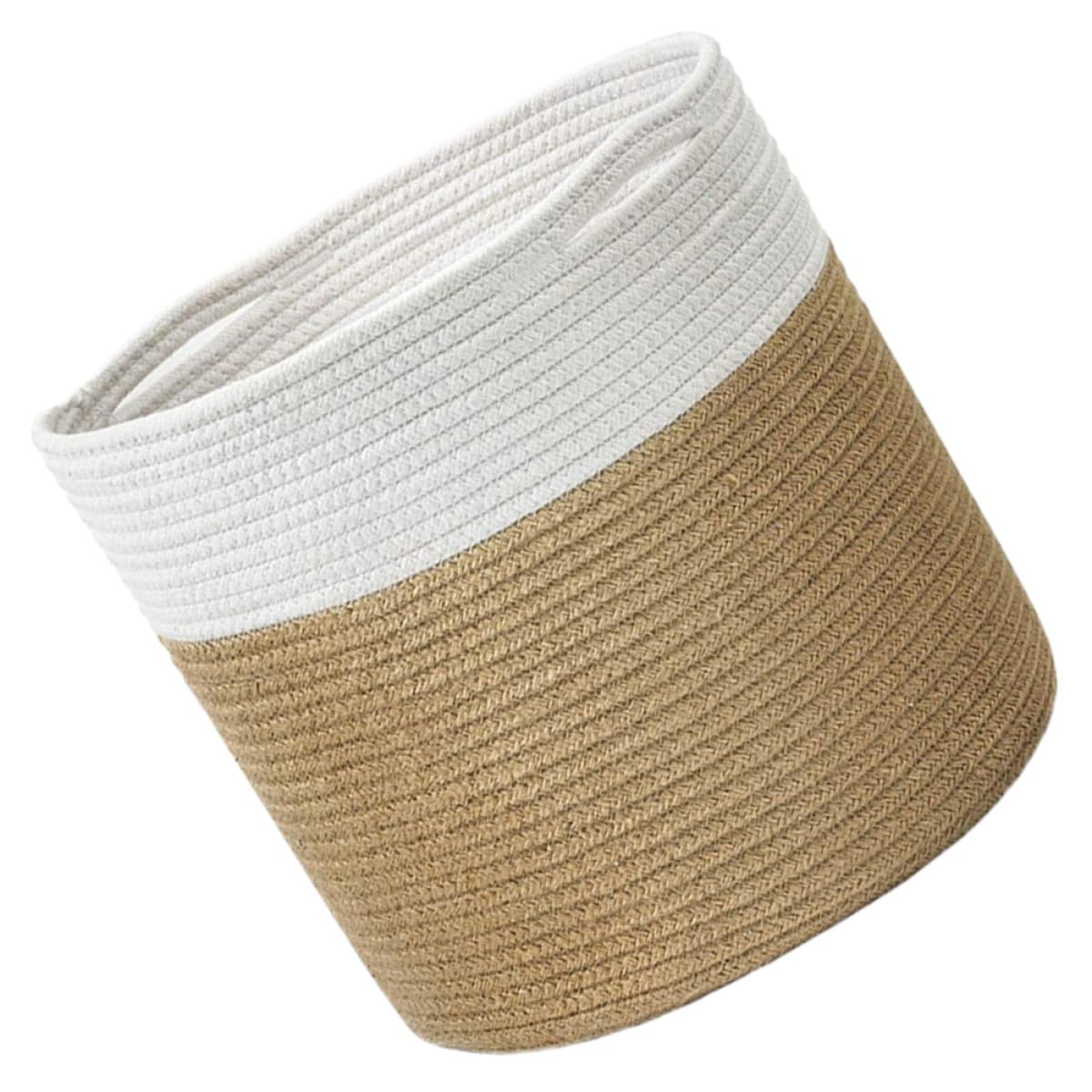 Panier de rangement tressé anti-désordre pour trier les vêtements à domicile