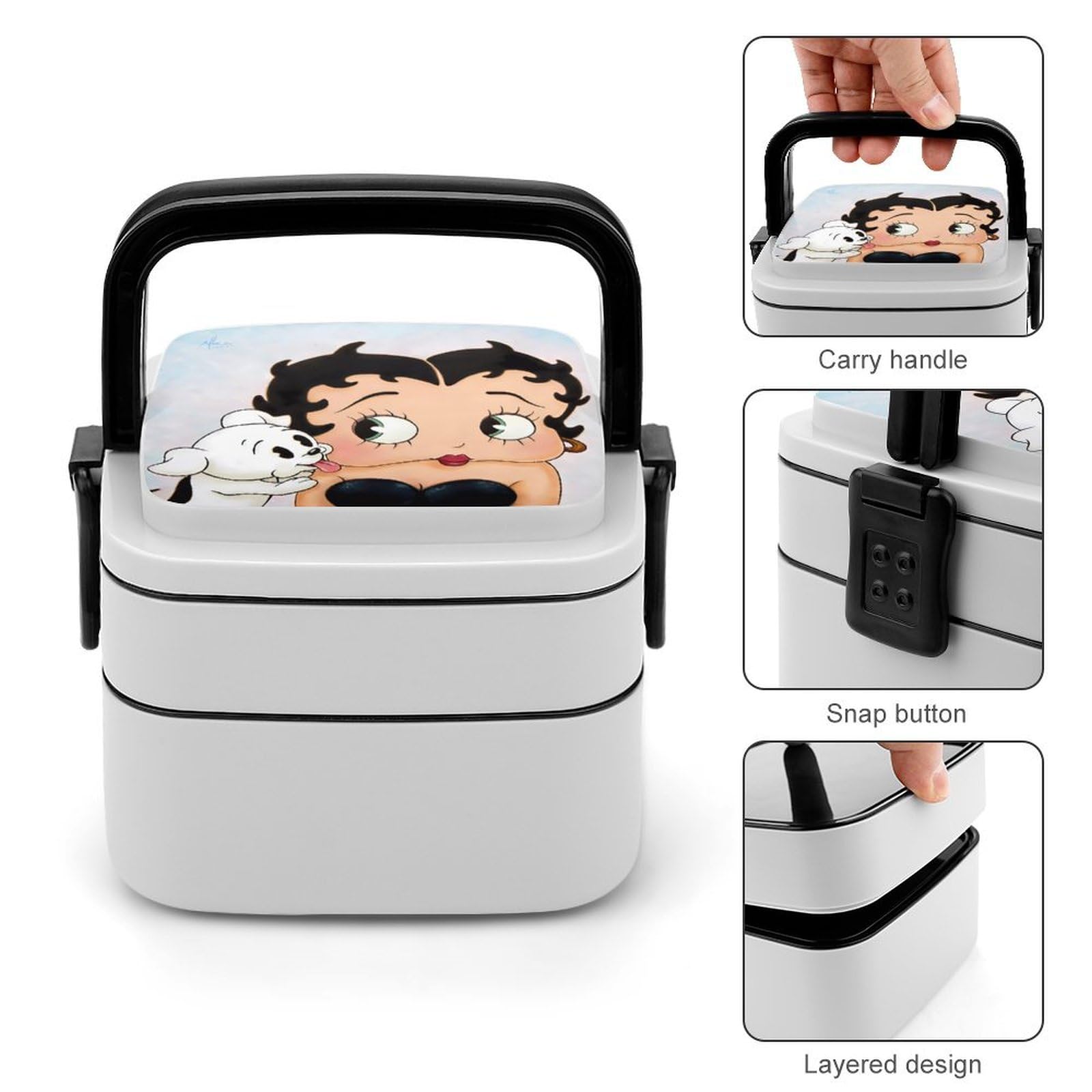 Amazon | ベティちゃん 弁当箱 ランチボックス 二層ランチボックス