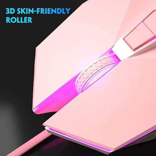 Miniatura 3 de MageGee G10 Gaming Mouse Wired, 7 Colors Breathing LED Backlit Gaming Mouse, 6 Adjustable DPI (up to 3200 DPI), Ergonomic Optical Computer Mouse