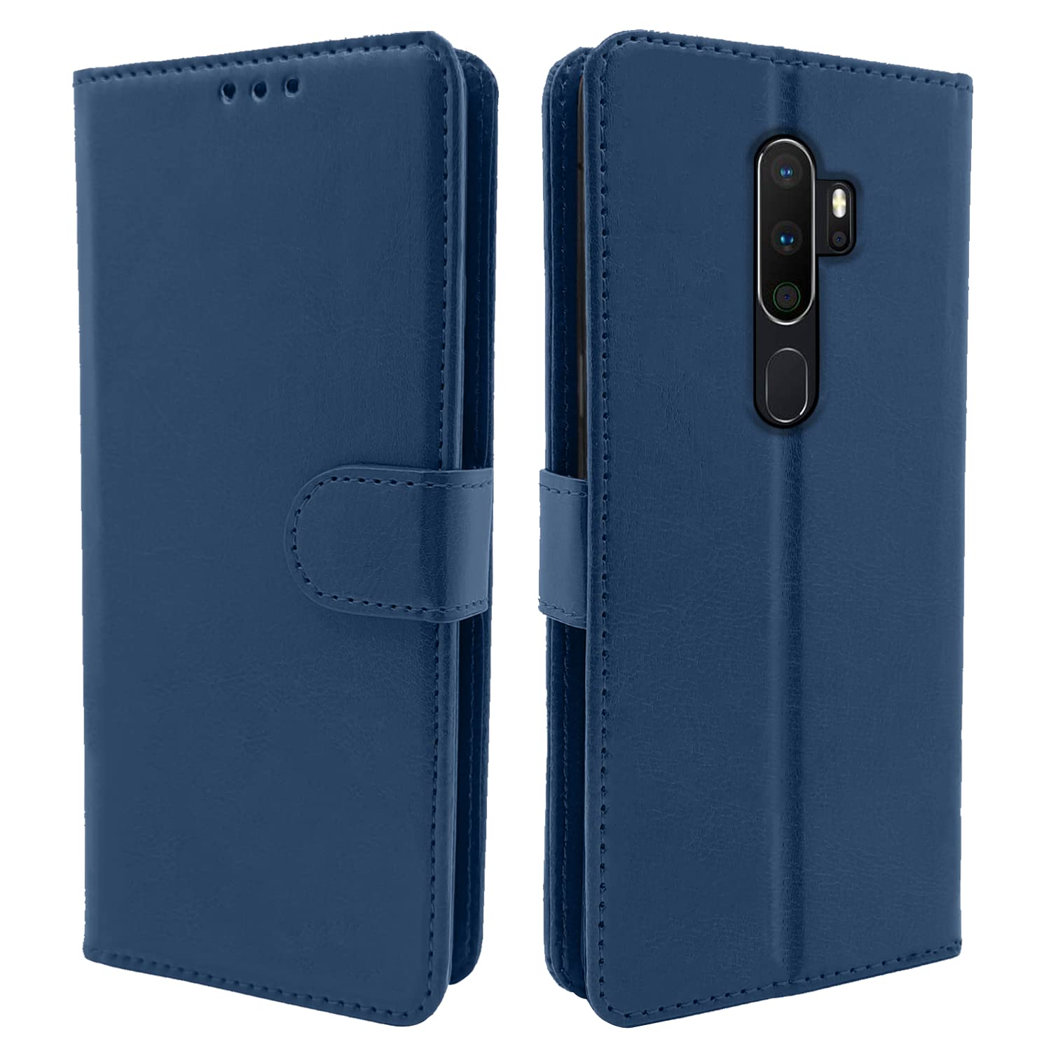 Pikkme Oppo A5 2020 / A9 2020 Flip Cover Magnetic Leather Wallet Case Shockproof TPU for Oppo A5 2020 / A9 2020 (Blue) Pikkme Oppo A5 2020 / A9 2020 Flip Cover Magnetic Leather Wallet Case Shockproof TPU for Oppo A5 2020 / A9 2020 (Blue)
