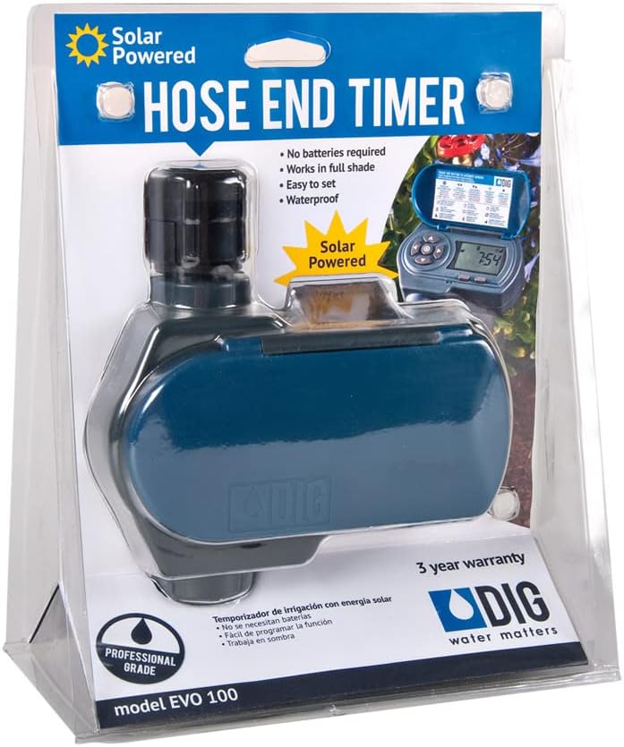 Dig EVO100 Waterproof Solar Powered Digital Hose End Timer
