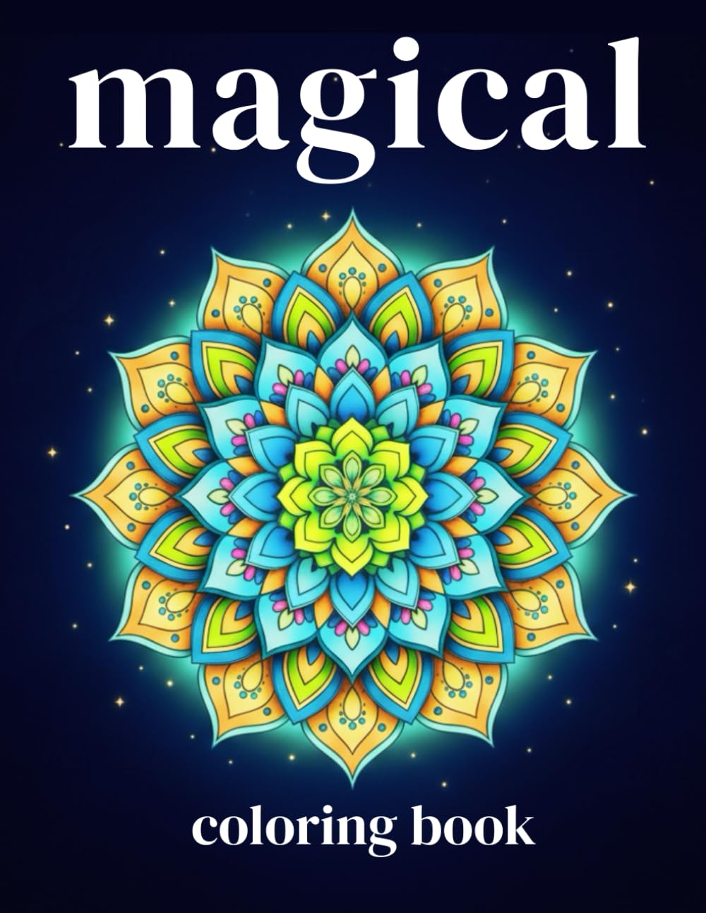 magical coloring book: for teens, adults and seniors that love mandalas