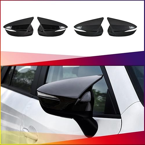 Miniatura 7 de DEBLAN Para Mazda CX-3 2016 2017 2018 2019 CX-5 2015 2016 Puerta lateral de la carcasa del espejo retrovisor exterior Tapa de la cubierta del espejo