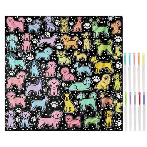 Couverture pour chats et chiens DIY à colorier, l'idée cadeau idéale