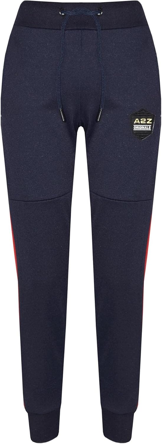 Kids Boys Girls Tracksuit A2Z Originals Panelled Taped Hooded Top Bottom Joggers
