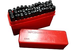 Customize V.I.N. Vehicle Identification Number Stamp Punch Set