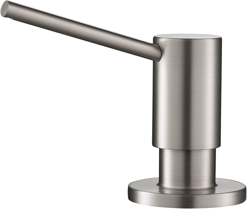 KRAUS Dispensador de loción y jabón de cocina en acero inoxidable, KSD-43SS