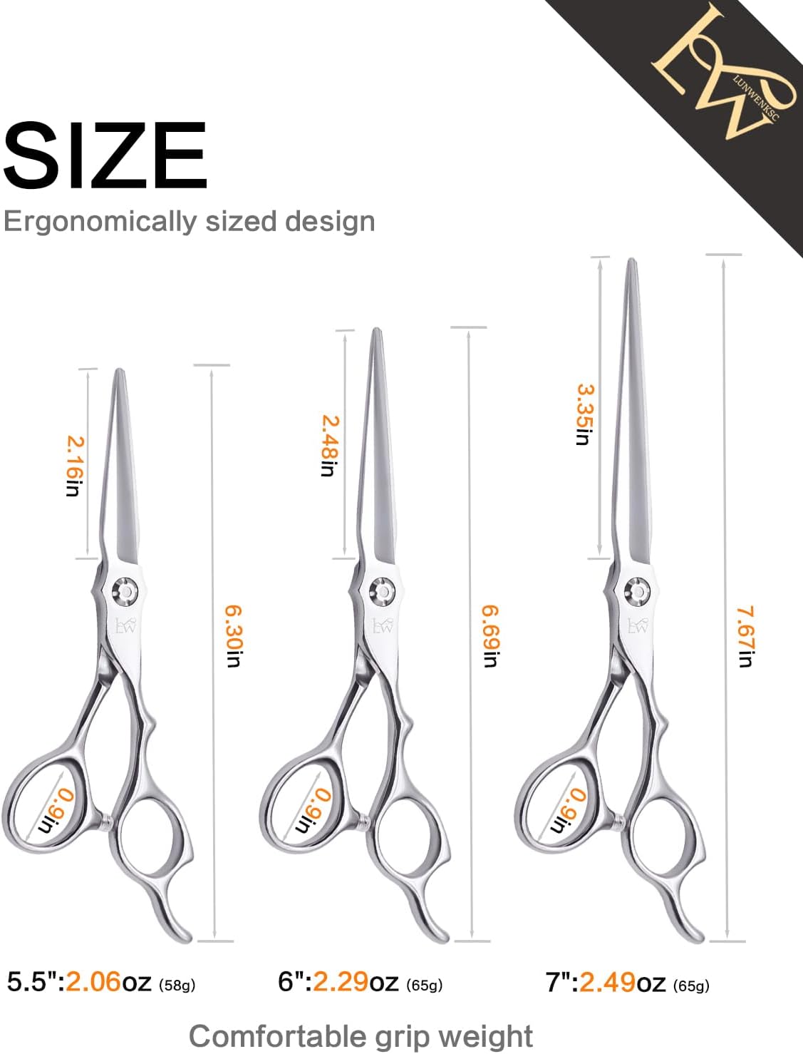 professional hair shears 6.5 in Extremely Sharp Blades,professional hair cutting scissors,haircutting scissors for professionals,hair scissors