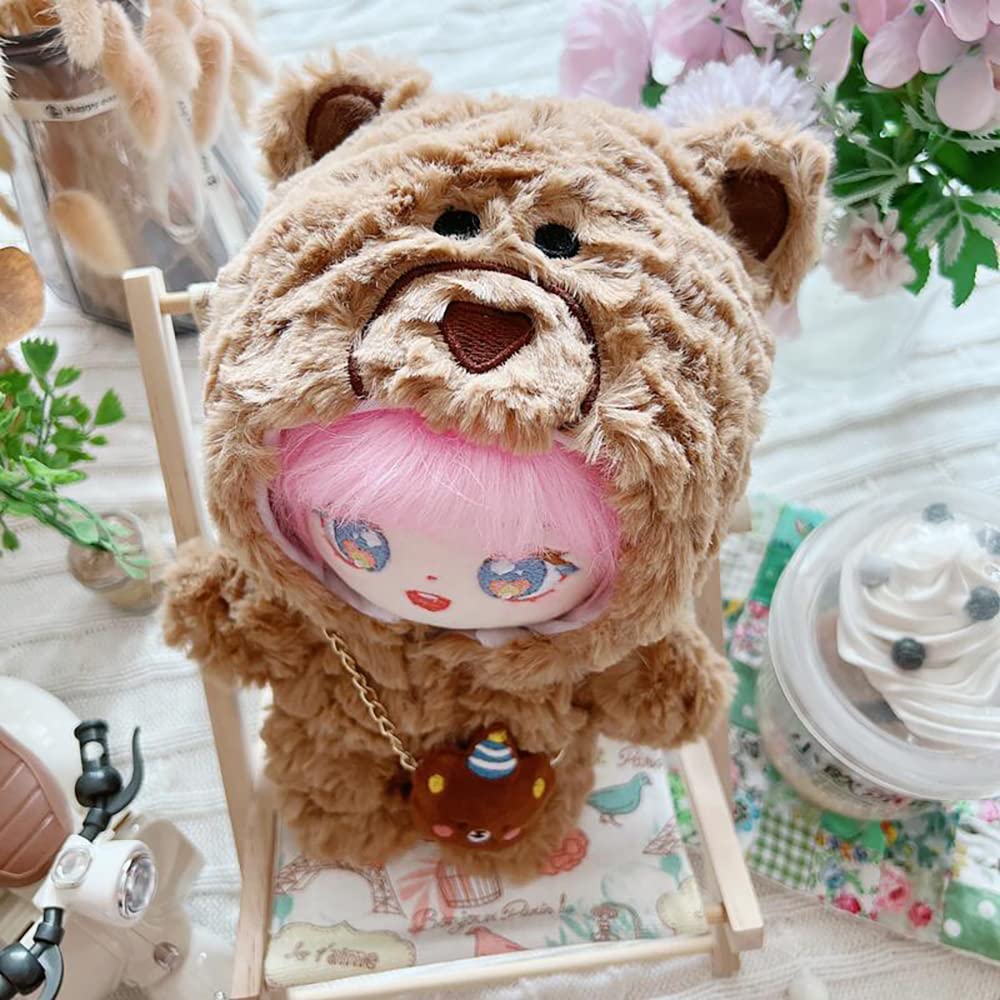 Amazon.co.jp: niannyyhouse 20cm ぬいぐるみ 服 くま つなぎ服
