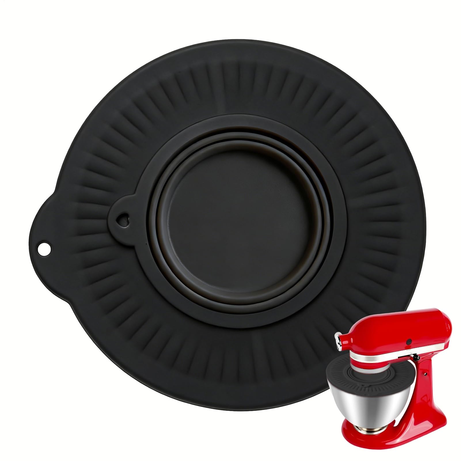Copriplanetaria,Coperchio Protettivo In Silicone - Copertura Per Ciotola Di Planetaria Da 4.25 A 4.73 Litri,Per Farina, Impasto, Pane, Crema, Cucina E Casa