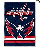 Vista 1 de WinCraft Bandera de jardín de doble cara de Washington Capitals