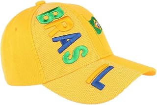 Pays - Gorra brasileña unisex, color amarillo, verde y azul