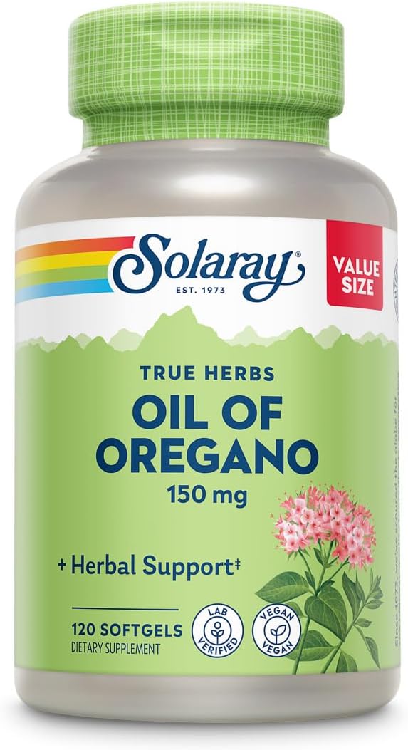 Oil of Oregano Softgels 150 mg - Oregano Oil Supplement for Powerful Wellness Support - Gentle Digestion - Extra Virgin Olive Oil Base - Vegan, 60-Day Guarantee - 120 Servings, 120 Softgels