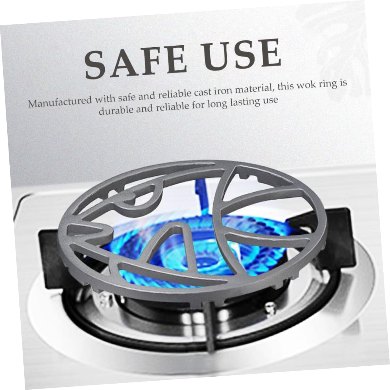 ABOOFAN Stove Top Burner Rings Pot Holder Iron Wok Holder Gas Stove Pot Bracket for Kitchen