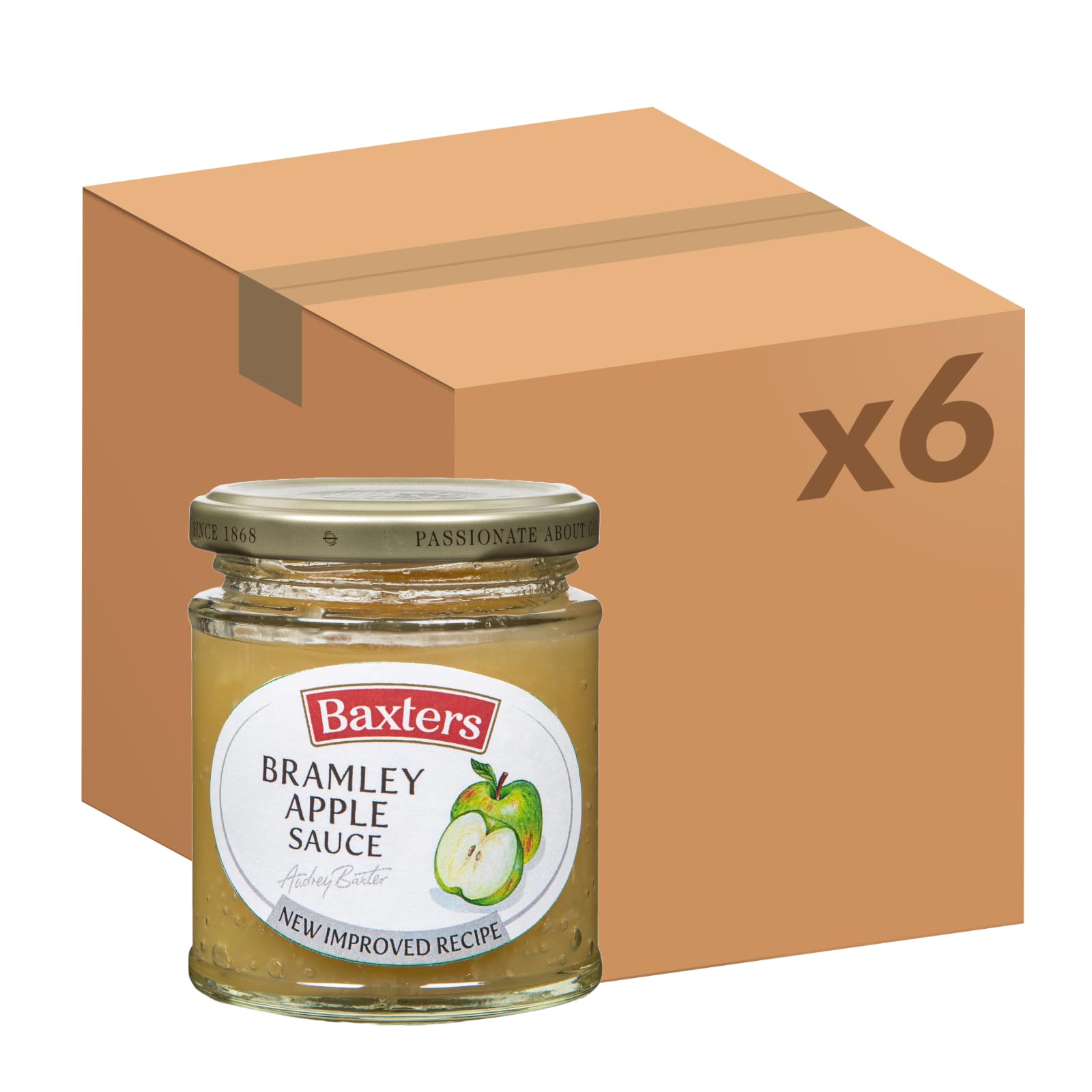 Baxters Bramley Apple Sauce 165 g (Pack of 6)