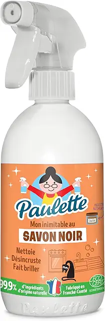 Savon Noir Liquide Paulette - Ultra-Dégraissant Multi-Surfaces Ecocert 500 mL