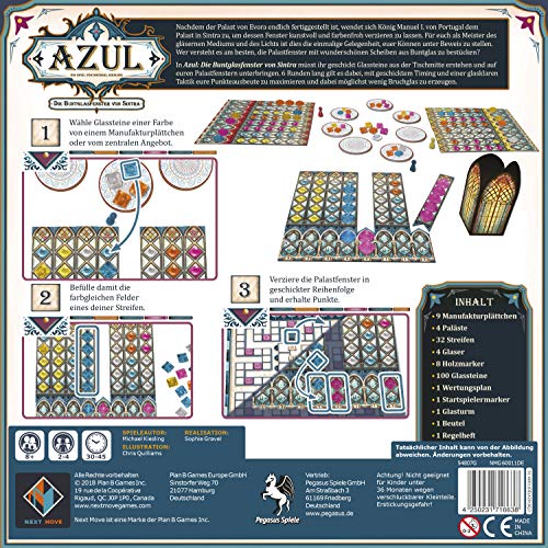 Spielansicht von Azul - Die Buntglasfenster von Sintra_2