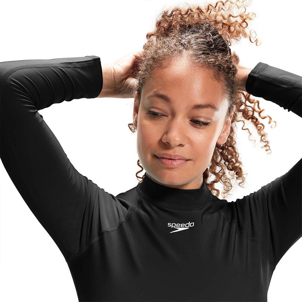 Speedo Damen Langärmliges Rash Top als Sonnenschutz | UV-Schutz | Rash Guard