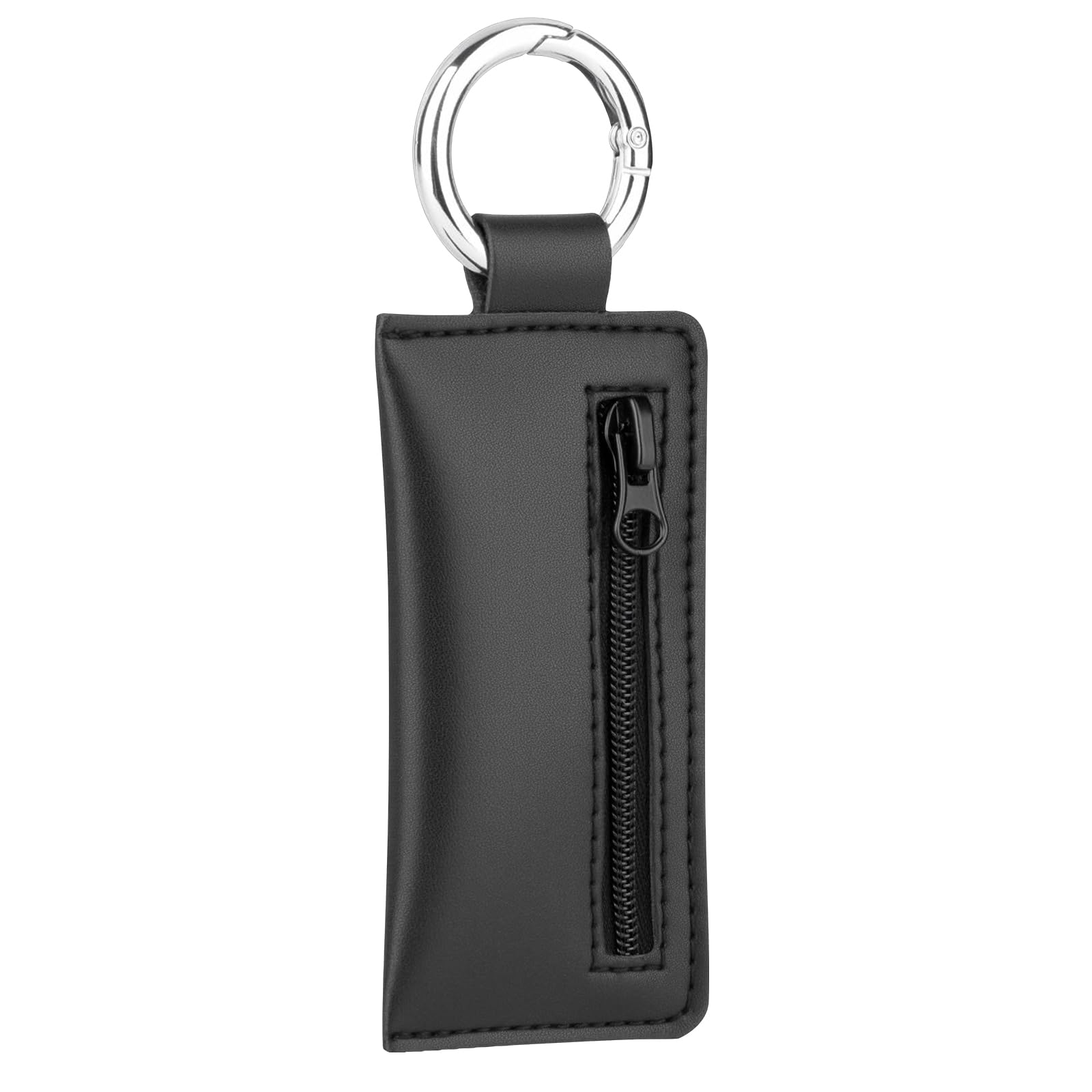 Microfiber USB Flash Drive Holder Case with Keychain