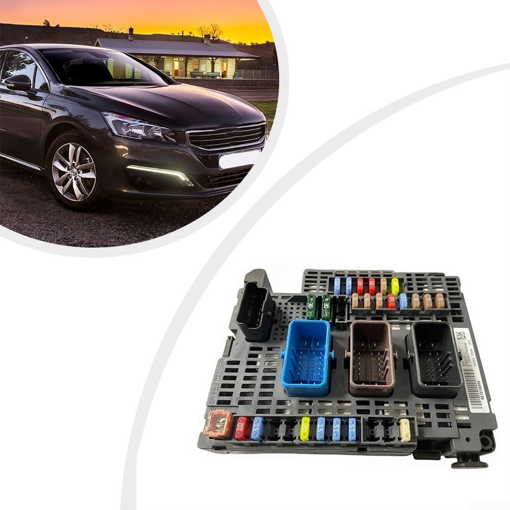 Modulo scatola fusibili auto 9813136880 compatibile con Peugeot 508 C4L 2012-2015 BSM Scatola dei fusibili Parte di ricambio ABS Costruzione Aftermarket Installazione diretta