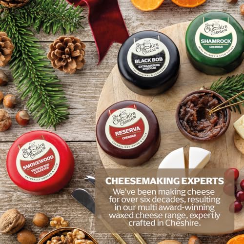 Cheese Hamper Gift Set | Cheese, Chutney & Biscuits Deli Hamper with 3 x Luxury Waxed Truckles, Small-batch Cheddar Biscuits and Red Onion Chutney from Cheshire Cheese Company - Image 7