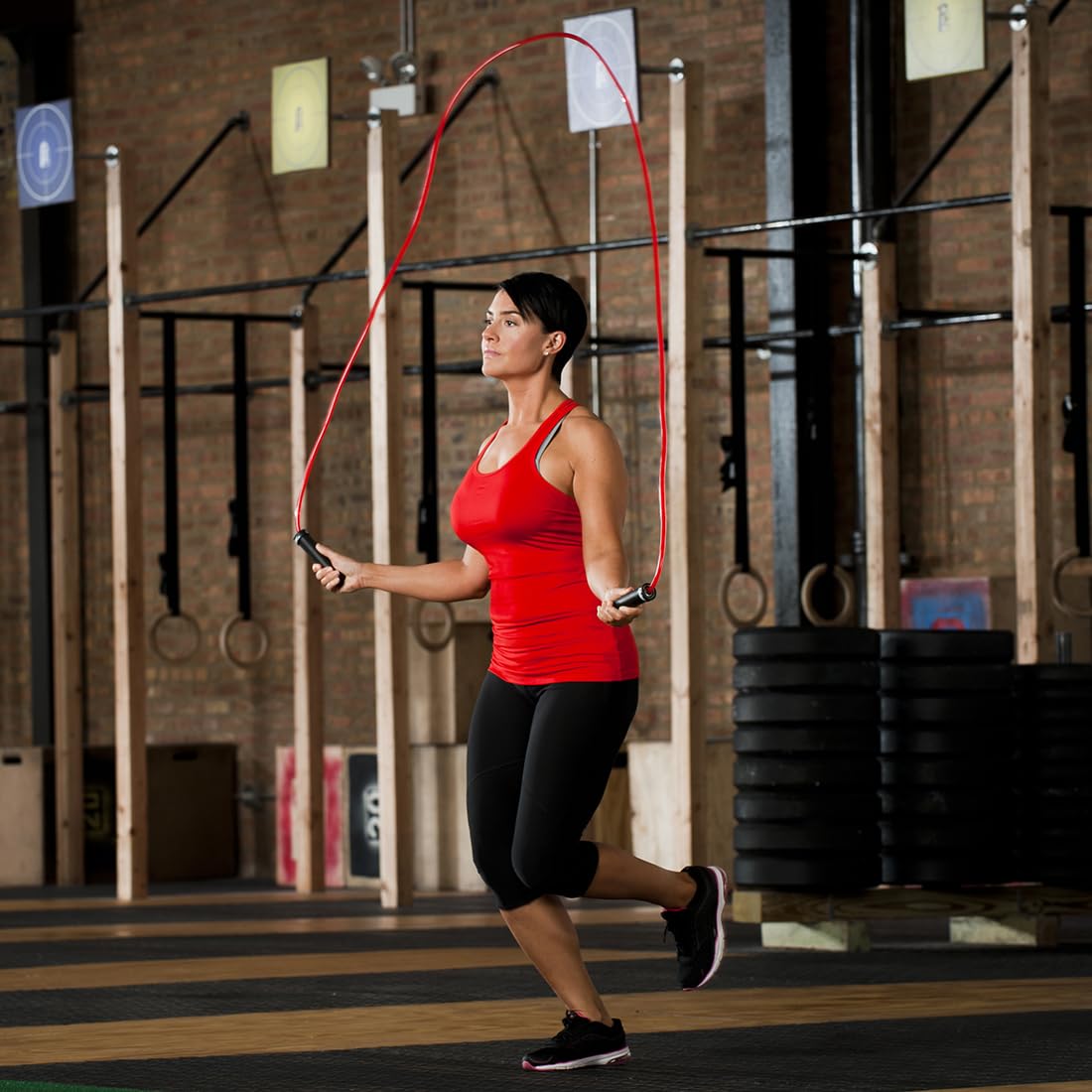 Lifeline Corda per Fitness con Pesi, Corda per Saltare per Palestra Domestica, tonifica i Muscoli e brucia i Grassi, con Lunghezze Regolabili, Due Livelli di Peso Disponibili