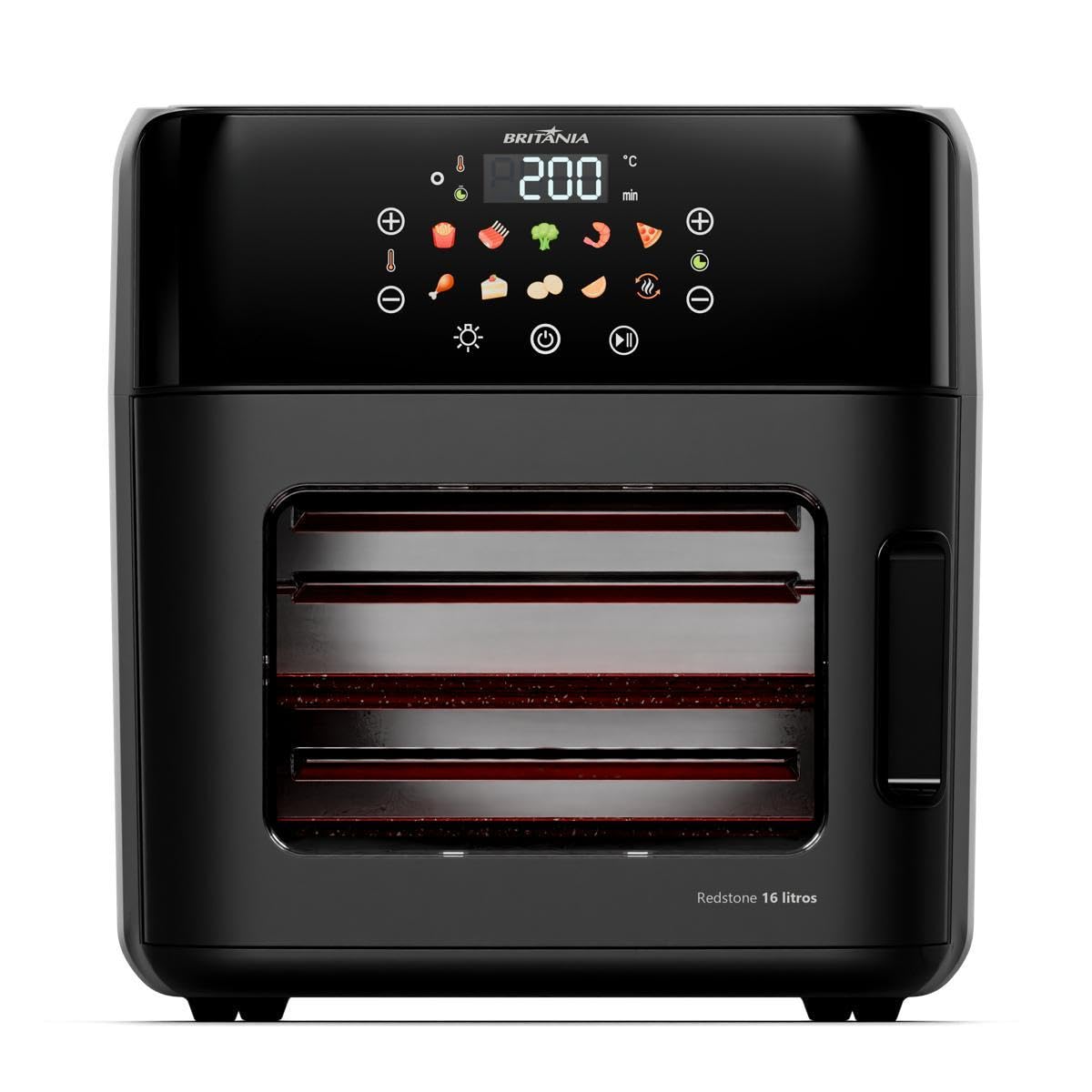 Fritadeira Air Fryer Oven Britânia 16L 10 Programas Automáticos BAF16B 220V