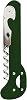 Original Franmara Boomerang Classic Waiter Style Corkscrew with Foil Cutter - Dark Green