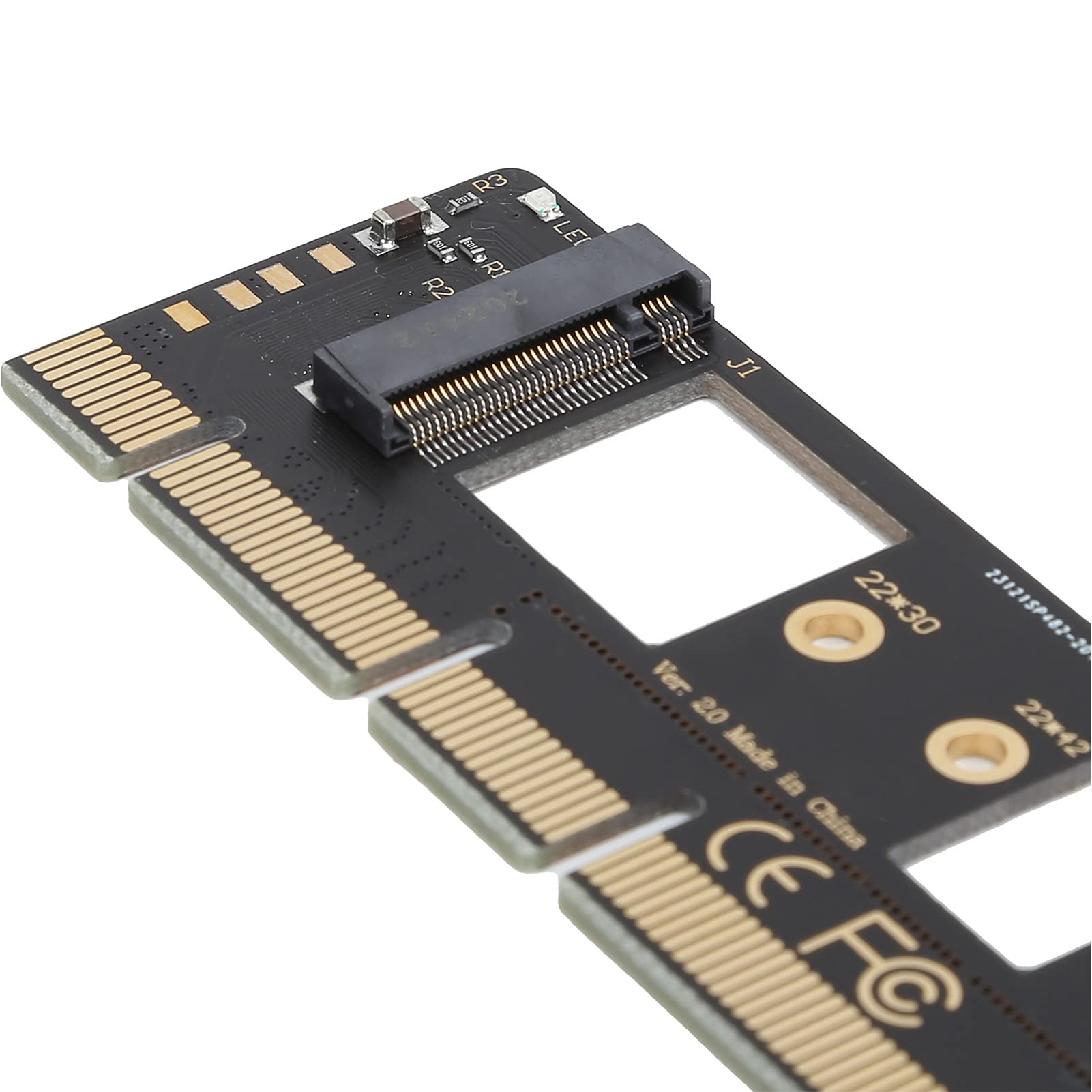 Scheda Adattatore Da M.2 A PCI Express 3.0 X16 Con Cavo - Estensione Per SSD NVMe M Key - XT-XINTE