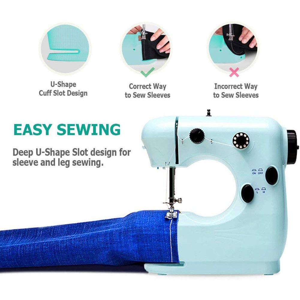 Macchina Da Cucire Elettrica Mini 717 Con Pedale – Compatta 22x19 Cm, Leggera E Automatica Per Principianti E Riparazioni