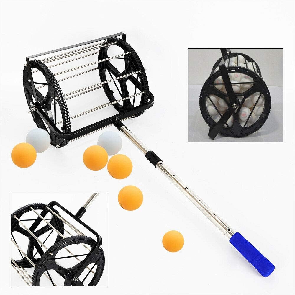 RANZHIX Ball Collector 2in1 Tennis Ball Picker Automatic Tennis Ball