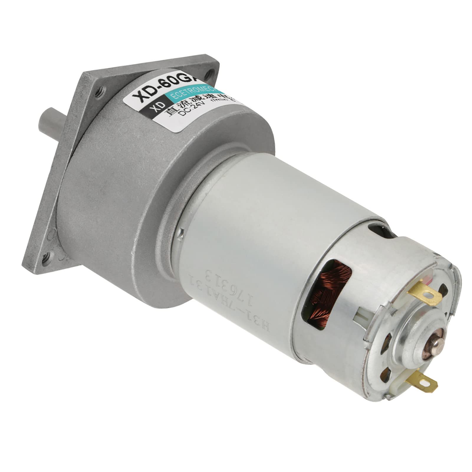 DC12V / 24V 35W Mini DC Motoriduttore a velocità regolabile in metallo Grande coppia motore CW/CCW(24V 600rpm)